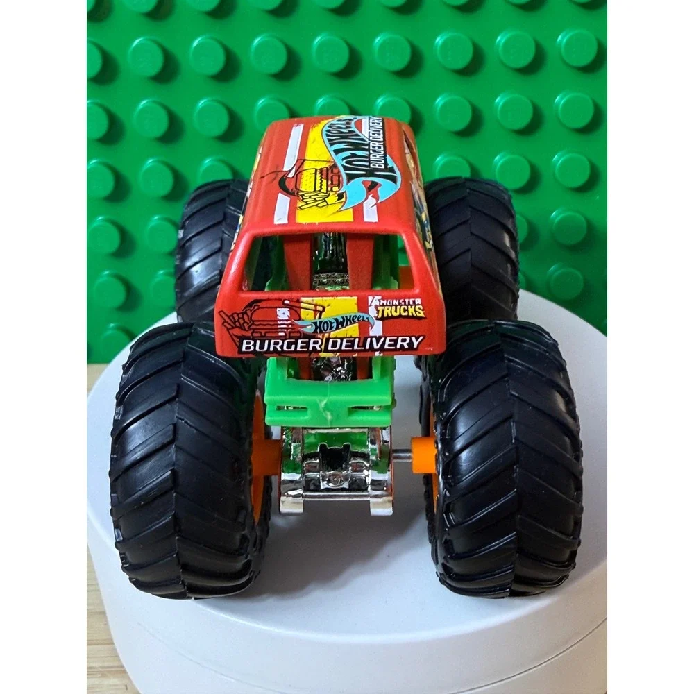 Hot Wheels Monster Truck Burger Delivery Red Diecast 1:64 Scale Toy Car